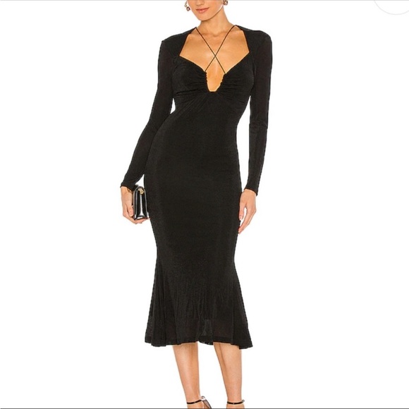 Misha Engracia Dress in Black Size 4 - Picture 1 of 6